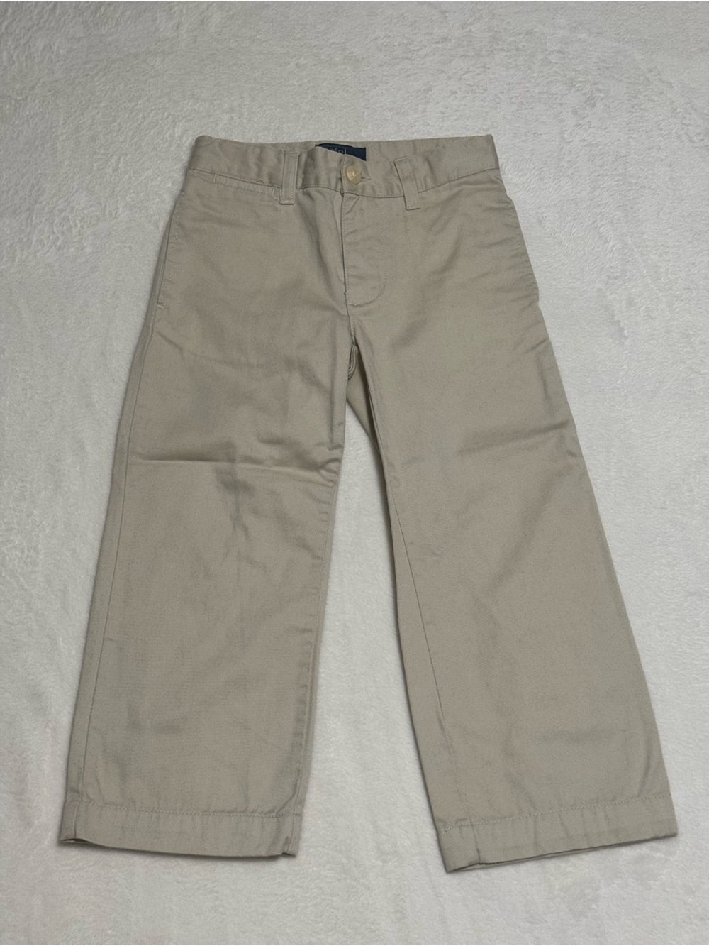 Boys’s Classic Straight Khaki Pants with adjustable waist